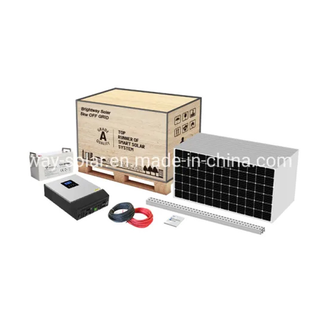 3000W 5000W 10kw 15kw 20kw Ensemble complet Système d'alimentation solaire Système de panneaux solaires Système PV pour la maison, le bureau, l'hôtel