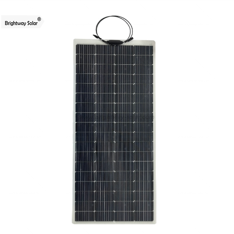Brightway Panneau d'énergie renouvelable solaire 200W pour les cellules de silicium monocristallines Flexible Solar Panel