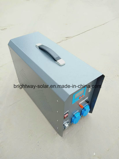 Système d'éclairage à la maison de système d'alimentation solaire portatif de CC pour le PC de fan de TV