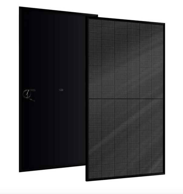 Brightway Solar 435W n Type bifacial double verre 108cells avec cadre noir pour ménage