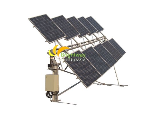 Structure de suivi unique de l'inclinaison solaire de 2,7 kW