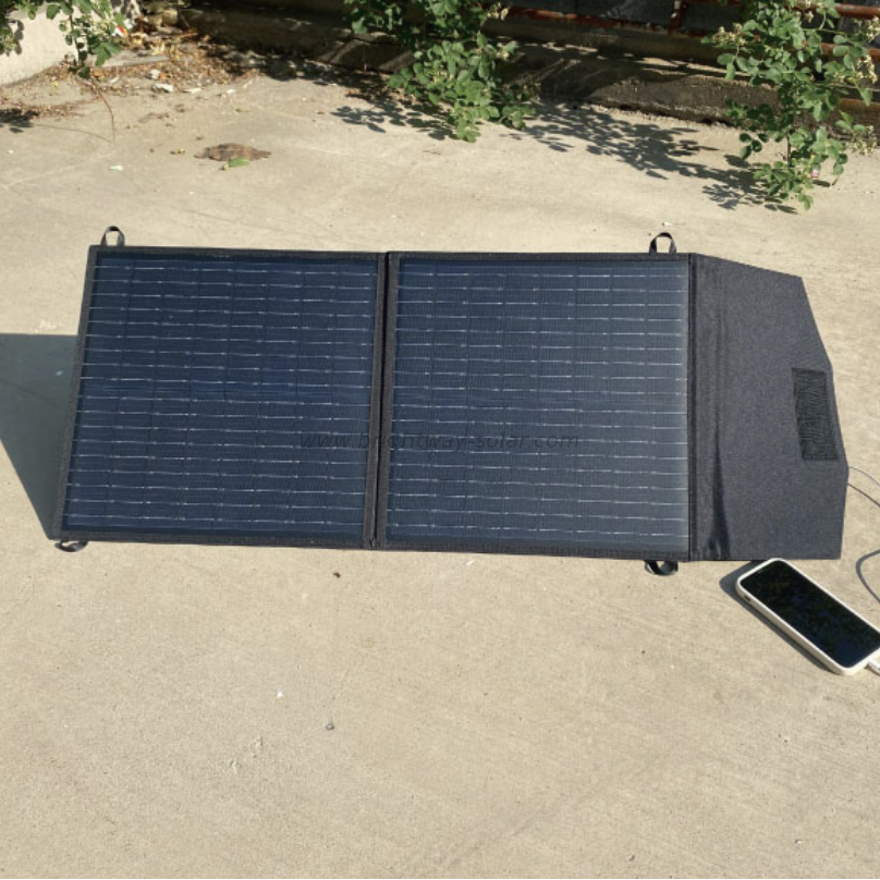 Brightway Camping solaire 45W Panneau solaire ETFE DC USB Type-C Mobile Power Solar Charger 