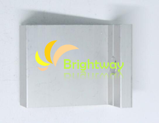 Pince d'extrémité en aluminium AAE003 pour le système d'énergie solaire