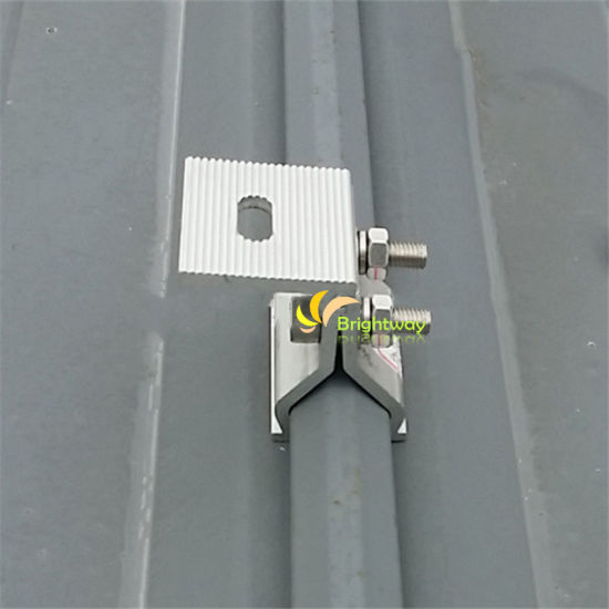 AAJ002 Cradiage en aluminium pour l'installation du système solaire de carreaux en acier de couleur de toit