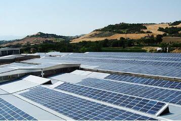 Système d'alimentation solaire relié au réseau de toit industriel et commercial distribué de 1 MW