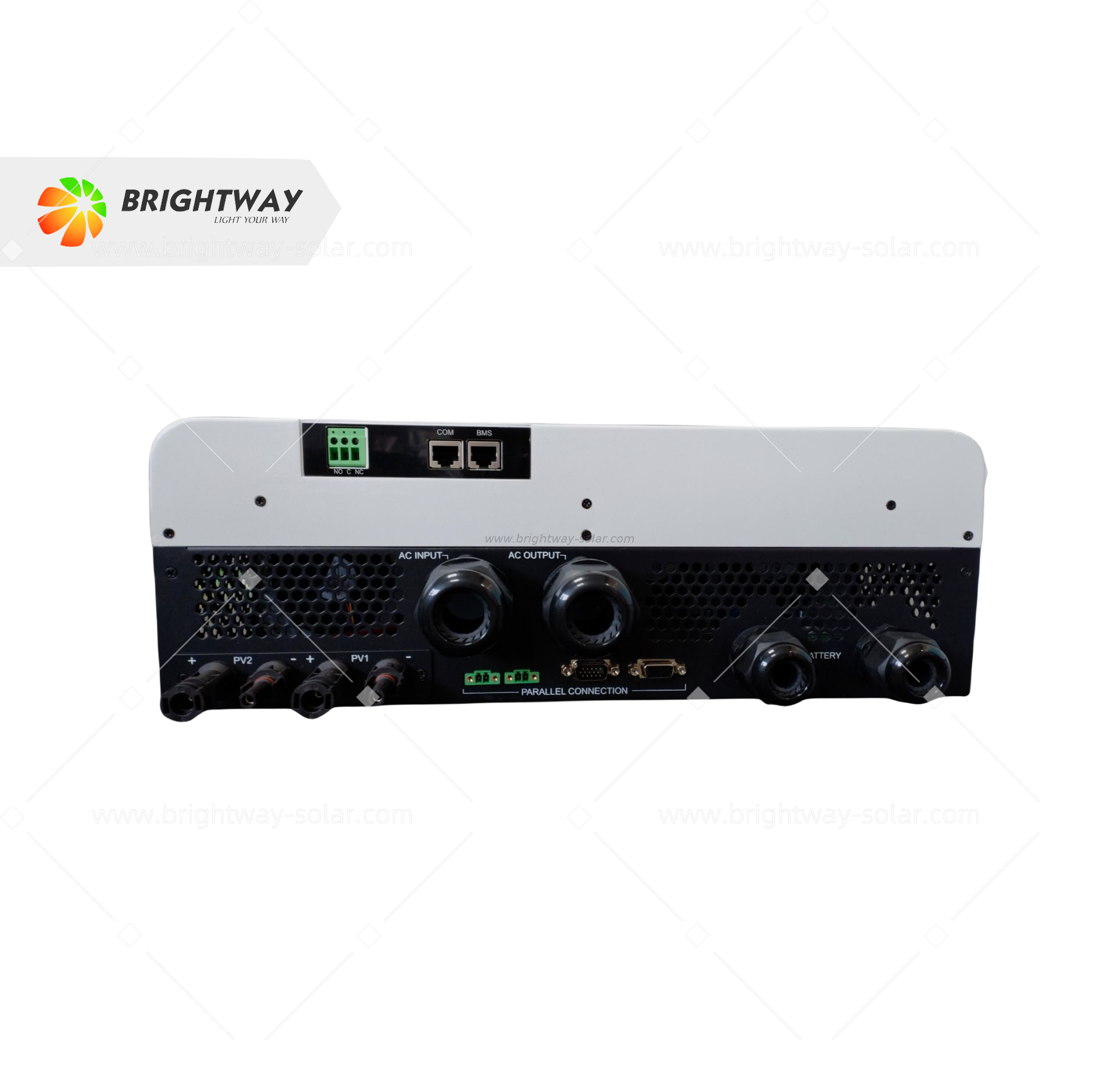 Brightway 8kw 230V Onduleur Solar Off Grid avec ensemble de batteries 48V LifePO4