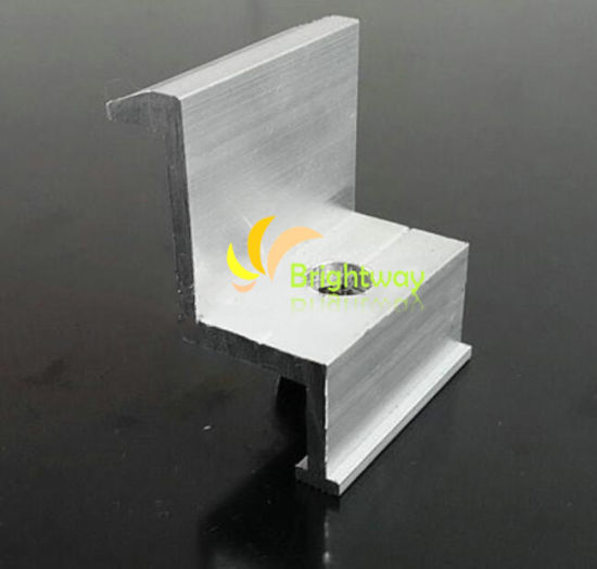Pince d'extrémité en aluminium AAE009 pour le système d'énergie solaire