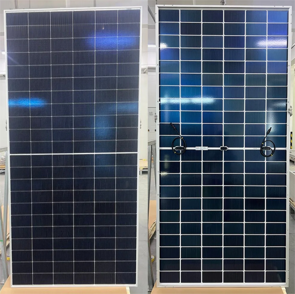 Brightway Module bifacial Solar TUV IEC 605W Max 23% Efficacité à usage résidentiel