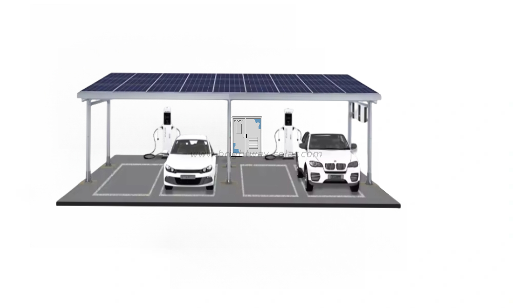 Brightway Système d'énergie de l'armoire extérieure solaire 100KW