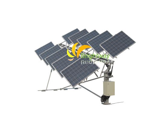 Structure de suivi unique de l'inclinaison solaire de 2,7 kW