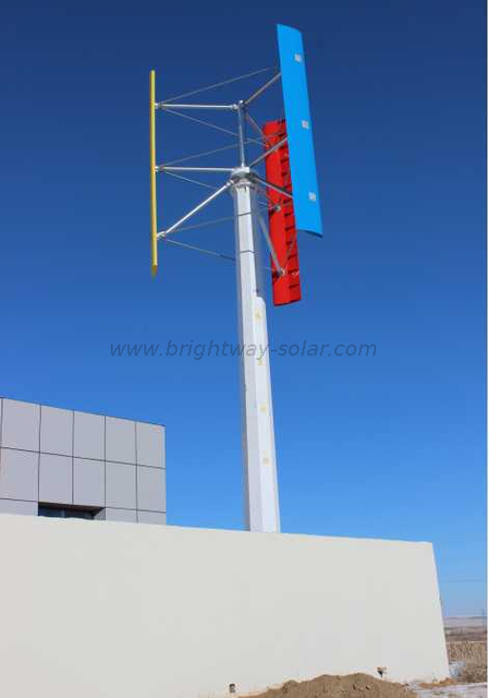 Brightway Éolienne verticale de l'axe H 600W 1000W 2000W 3000W