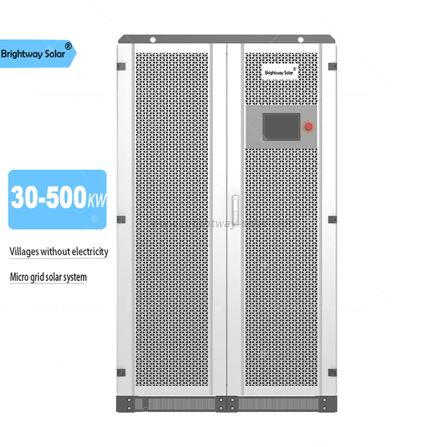 Brightway onduleur solaire hybride à 3 phases Solaire avec batterie au lithium pour commercial