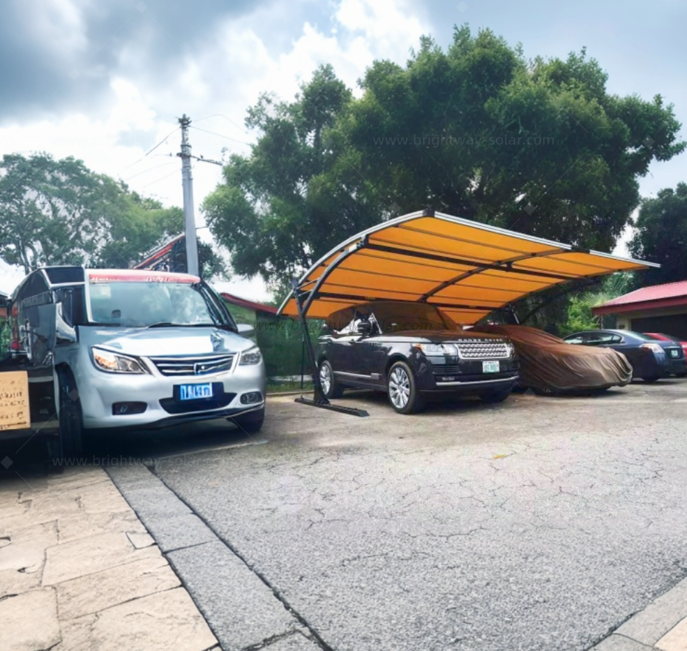 Brightway Carport solaire Solar Double étanche PV avec un système de stationnement écologique à charge solaire