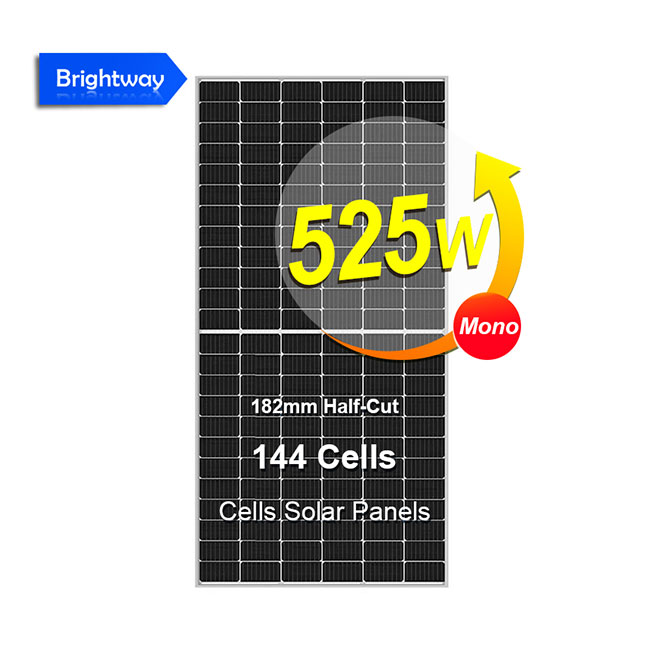 Panneaux Solaires Mono 182mm Demi-Cellules-144 Cellules 525W