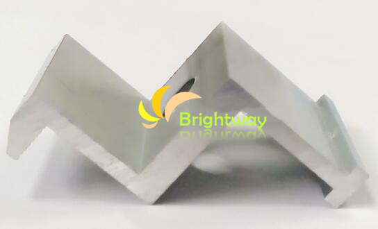 Pince d'extrémité en aluminium AAE007 pour le système d'énergie solaire
