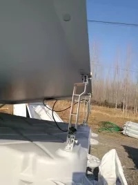 Système d'énergie solaire à réseau flottant à surface distribuée 1MW