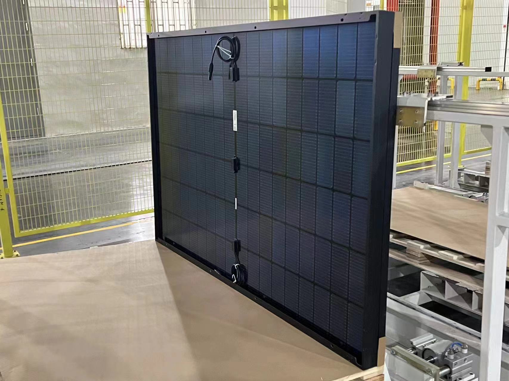 Brightway Solar Topcon n Type 440W Panneaux PV en verre noir complet à usage commercial