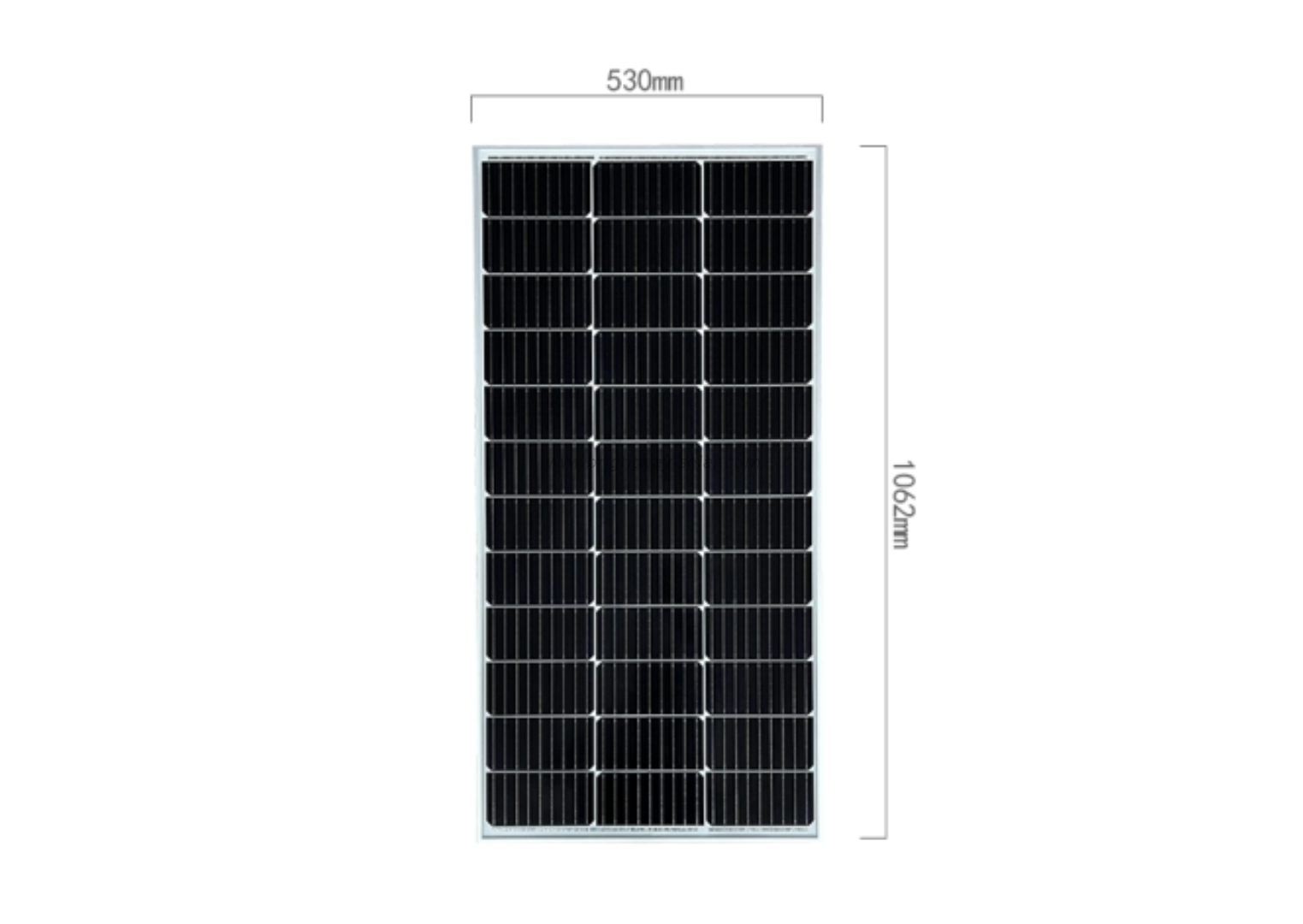Brightway Solar 100W Panneau solaire de toiture à domicile monocristalline portable