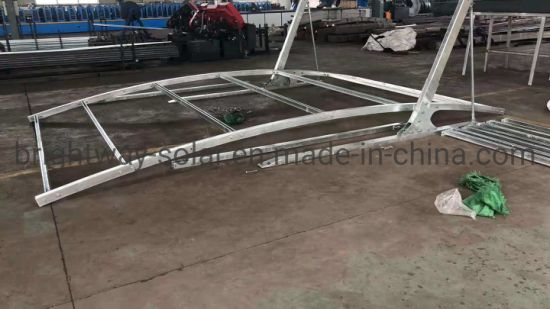 Belle courbe de l'auto solaire pour 1 voiture, 2 voitures, 3 voitures