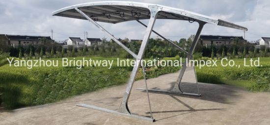 Abri d'auto solaire en acier de 1 voiture 2 voitures 3 voitures pour les résidents et les commerciaux