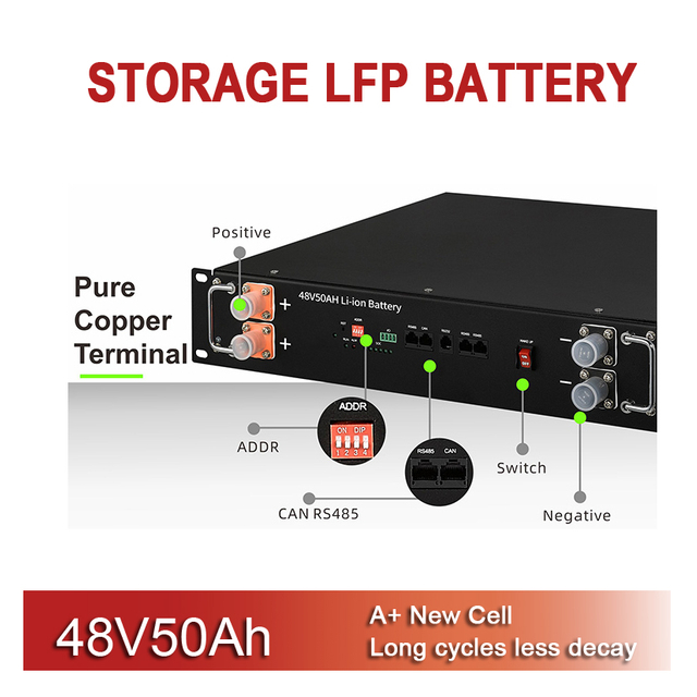 Batterie au lithium 48V50AH 51.2V 50AH système de stockage d'énergie lithium-ion